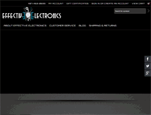 Tablet Screenshot of effectiveelectronics.com